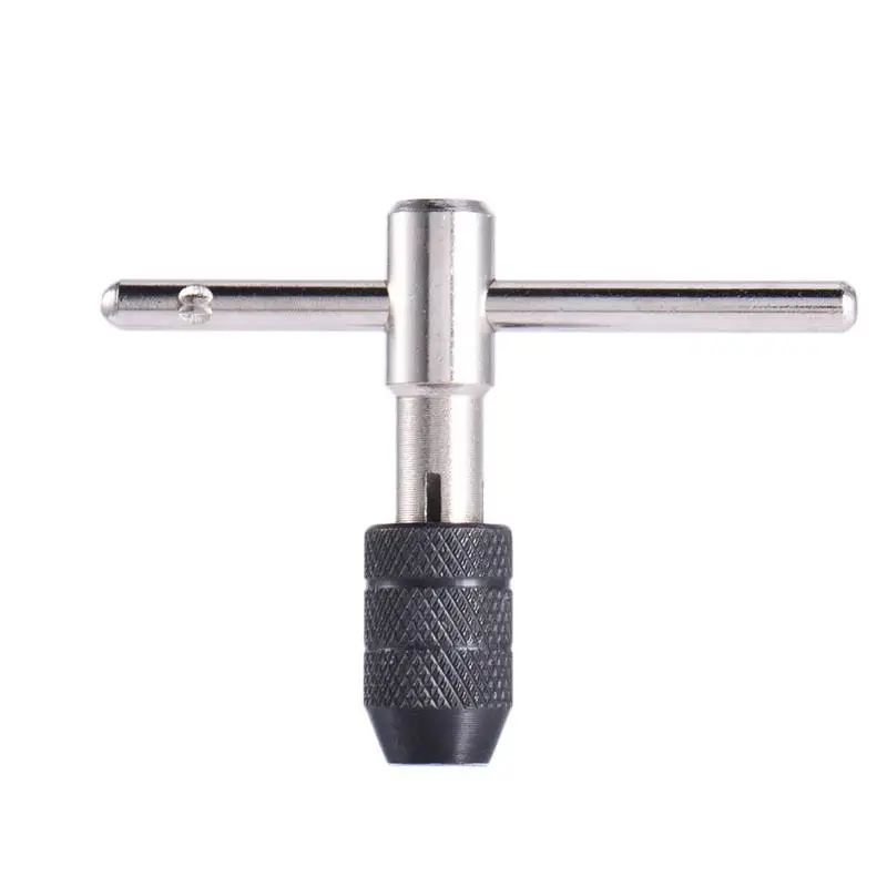 

Newest T-handle Reversible Single Tap Wrench Tapping Threading Tool M3-M8 Screwdriver Tap Holder Hand Tool