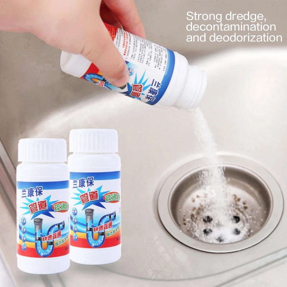 Us 5 88 41 Off 2pcs Efficient Drain Cleaner Bathroom Hair Shower Pipe Cleaning Tool Toilet Dredge Kitchen Unclog Sink Pipe Deodorant Detergent In