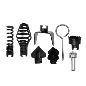

7Pcs 16mm Drain Cleaner Cutter Set Manganese Steel Drain Cleaner Machine Combination Cutter Head High Quality Cutter Head Set