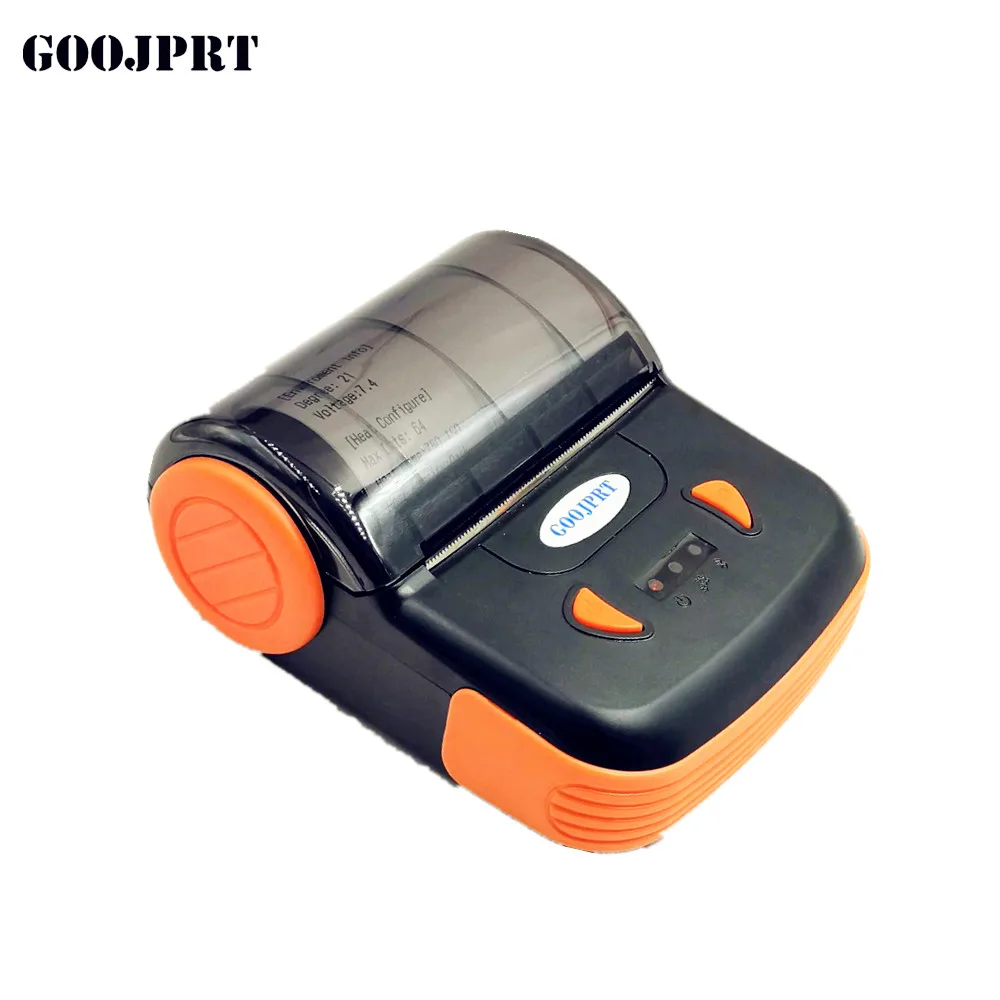 Mini Portable USB Thermal Printer 80mm Bluetooth Thermal Printer POS Receipt Printer Barcode ...