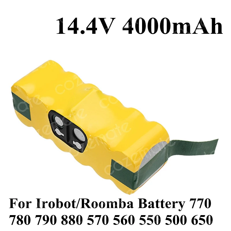 14 4 V 4000mAh Замена батареи подметальная машина аккумулятор для Irobot/Roomba батарея 770 780