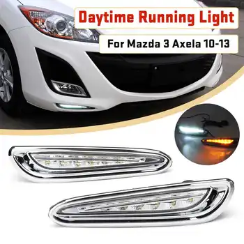 

2pcs Car 6000K LED Daytime Running Lights DRL Fog Lamp For Mazda 3 Axela 2010 2011 2012 2013