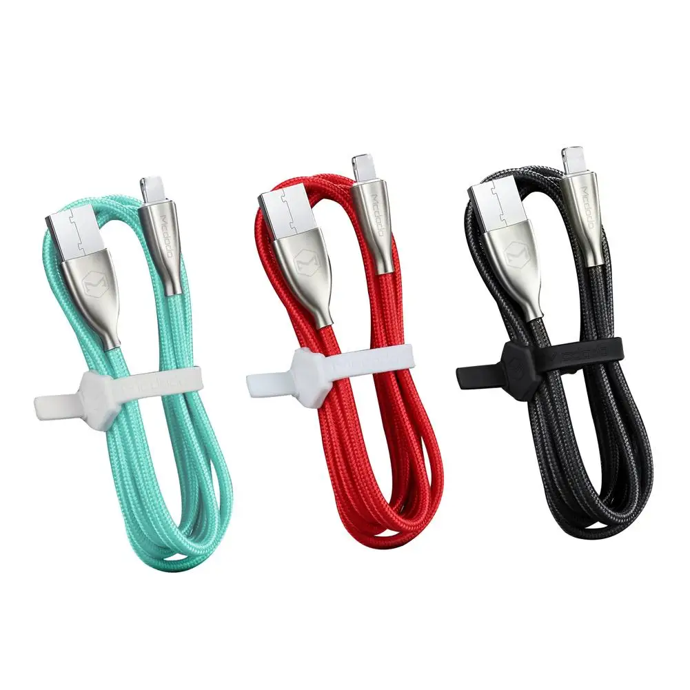 

Nylon Super Fast Charging Cable With Aura Oxygen-free Copper Core Wire Data Cable Line Suitable For Iphone6 7 7plus 8