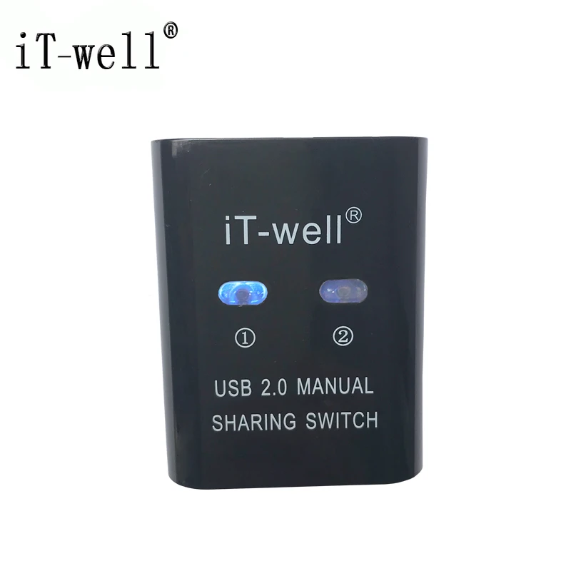 Концентратор iT well USB 2 0 порта хаб с ручным общим доступом адаптер в коробке для