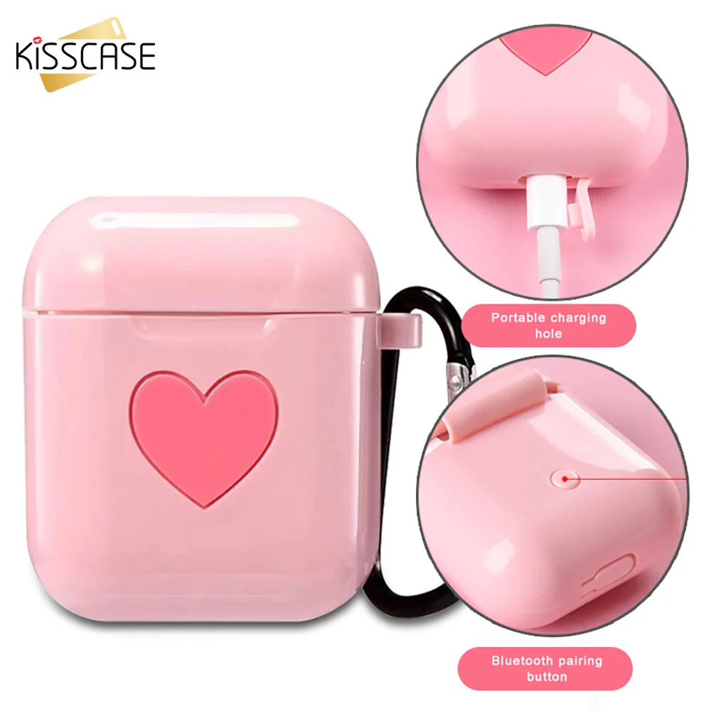 

KISSCASE Protective Earphone Box Bluetooth Wireless Case For AirPods Protective Cover Skin Accessories For Airpod Charging Box