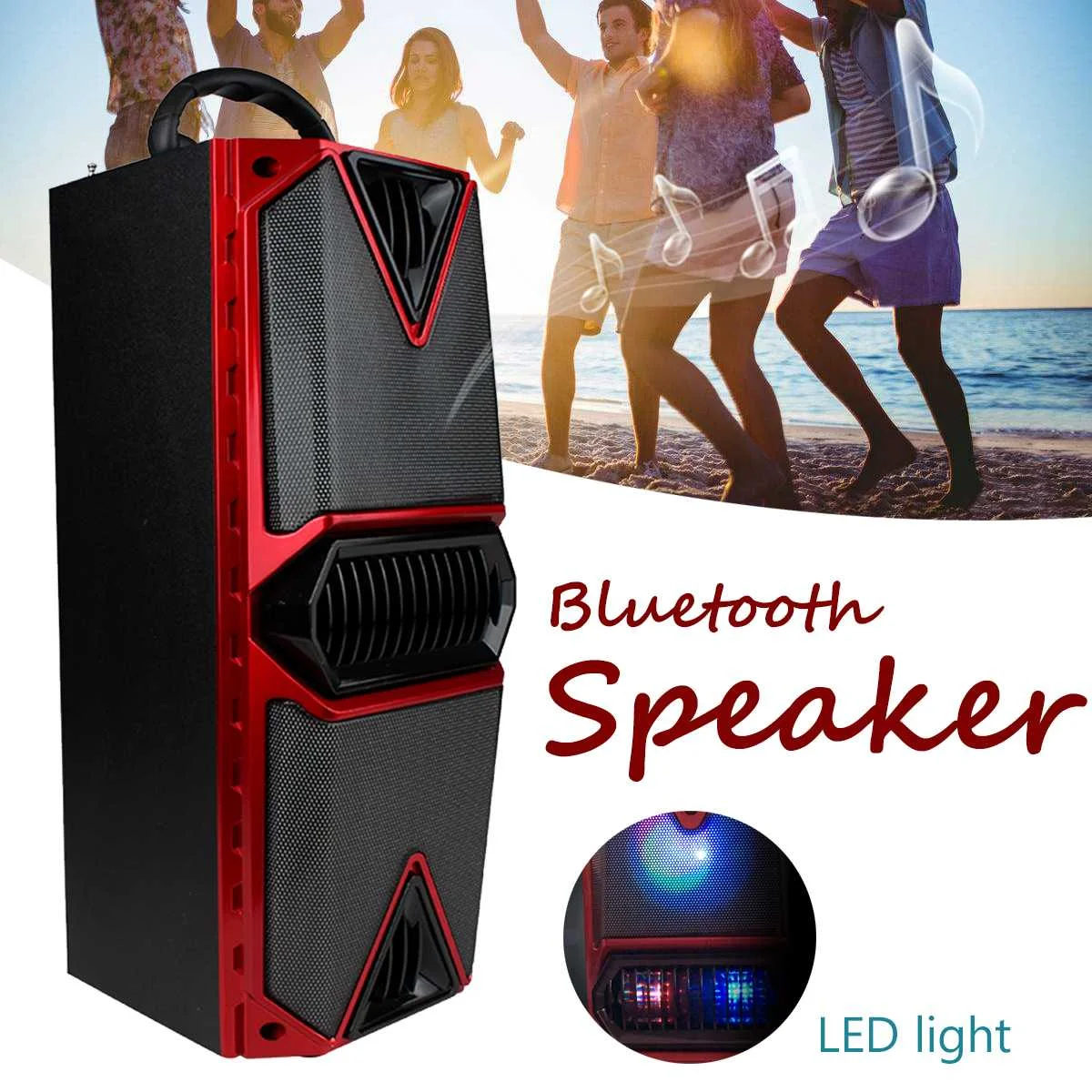 

Wireless bluetooth Speaker Portable Handheld Speaker Car Mounted Square Dancing Loudspeaker Sound System Outdoor Stereo Music