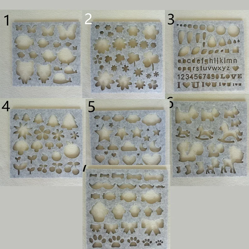 Инструменты для изготовления валяния DIY Аппликация Формы Ремесло Швейные аксессуары иглы для валяния Шерсть Войлок формы 7 шт DIY пакет