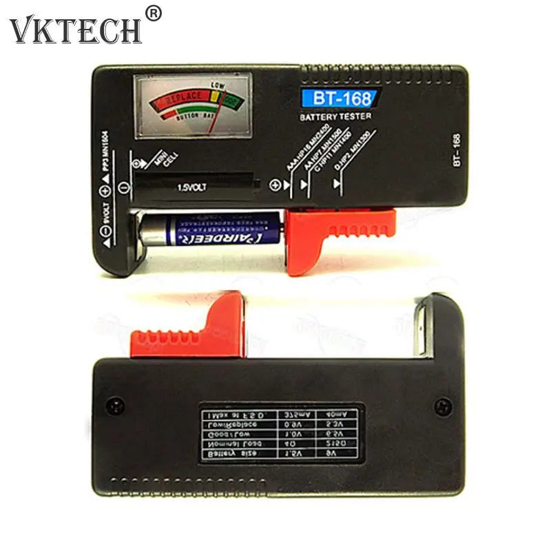 Universal Battery Tester font b Electronic b font Battery Volt Checker AA AAA 9V Button Multiple