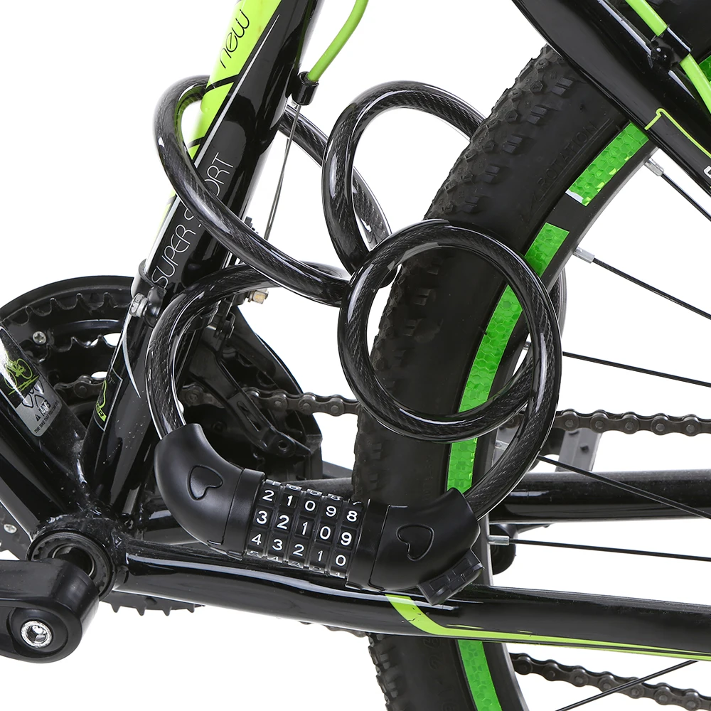 Велосипедная кодовая Блокировка Противоугонная 5 значная защита от сдвига