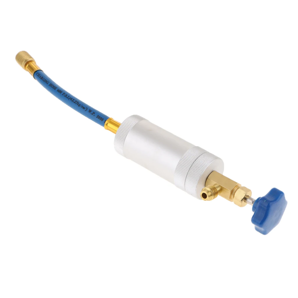 

Auto Car AC R134A R12 Quick Coupler Refrigerant Oil and Dye Injector Tool