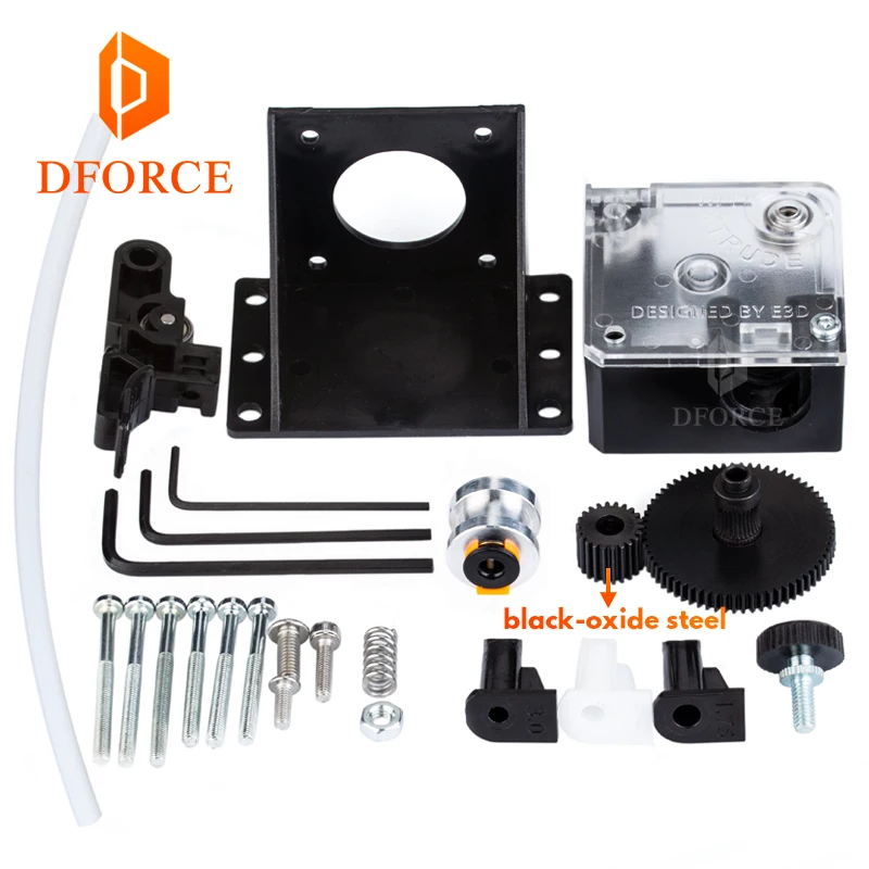 

3D printer DFORCE titan Extruder for 3D printer reprap MK8 J-head bowden free shipping Optional i3 mounting bracket