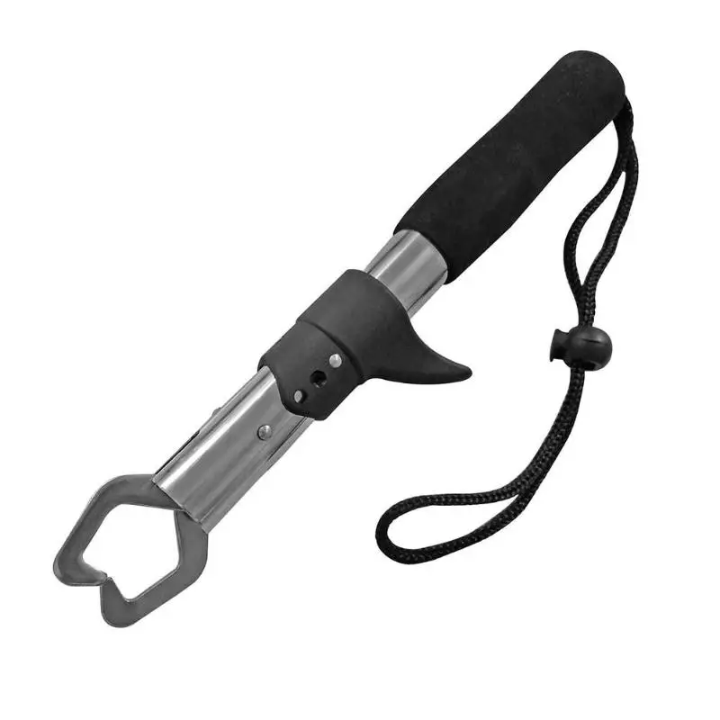 

Control Fish Clamp Device Lures Stainless Steel Fishing Lip Grip Holder Grabber Pliers with Weight Scale Ruler Tool FishTackle