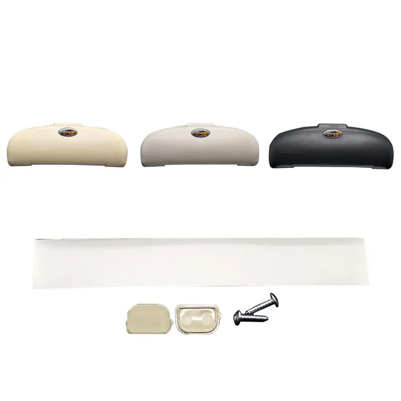 

Universal Auto Eyeglasses Storage Box Case Snap Design Large Capacity Thin Anti-fall Sunglasses Organizer Double Clip Practical
