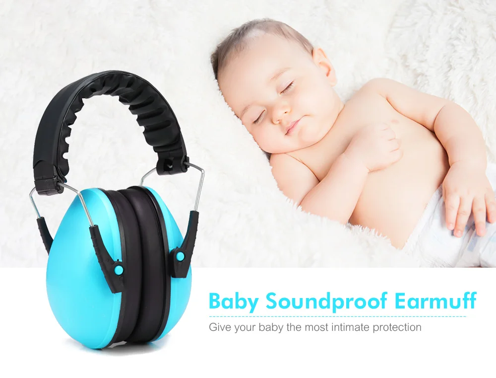 Children Baby Ear Syringe Earmuffs Soundproof Hearing Protection Adjustable Noise Reduction
