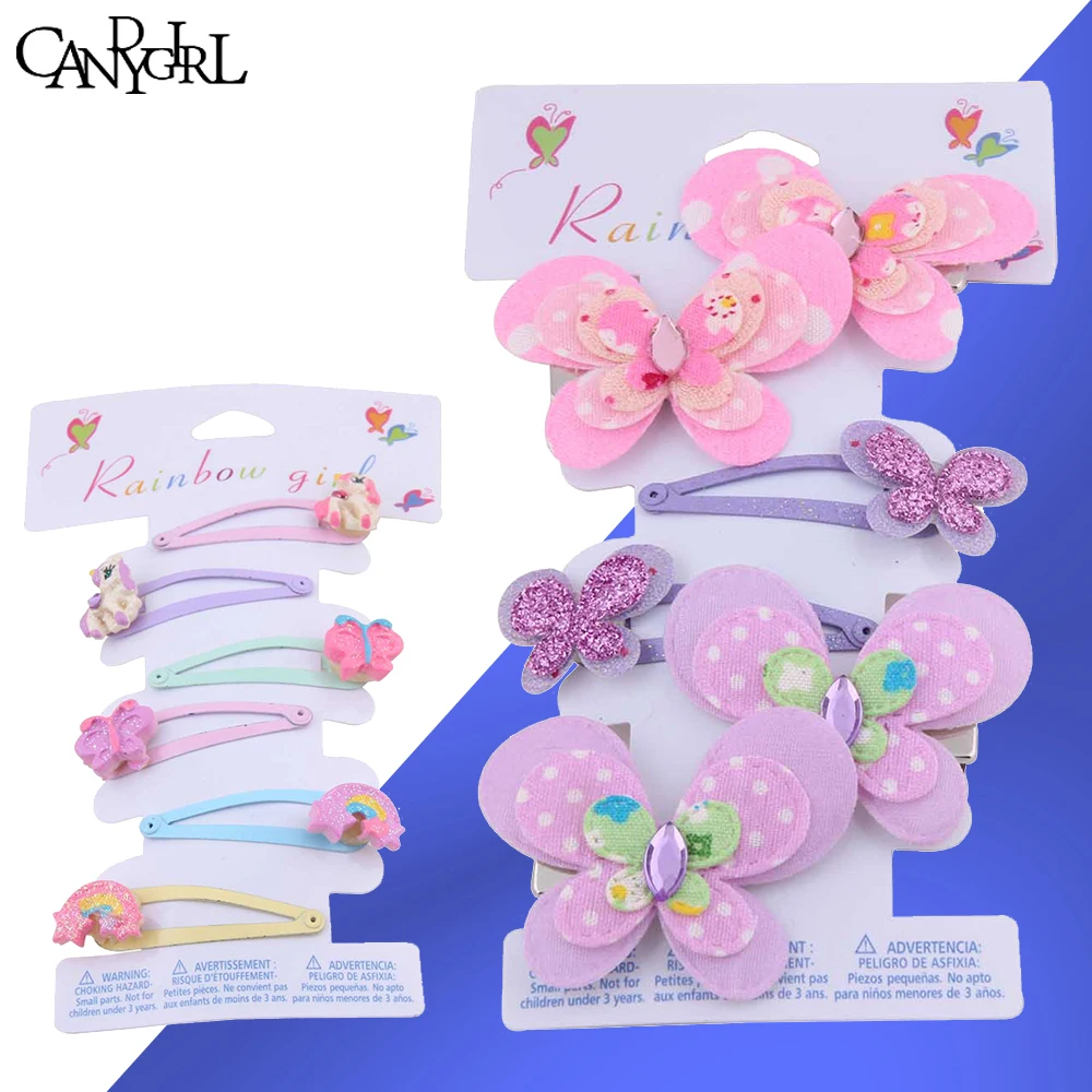 

1set Bows Clips Hairpins Headwear Kids Headdress Flower Headgear Hair Accessories Headbands Salon Hairpins Hair Styling Tool