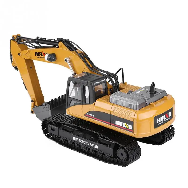 HUINA 1580 RC экскаватор игрушки 2 4G 1/14 23 канала 3 в 1 электрический строительный