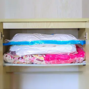 

20pcs Transparent Extra Large Vacuum Storage Bag Seal Compressed Travel Organizer Space-saving Sealing Bag for Cupboard Wardrobe