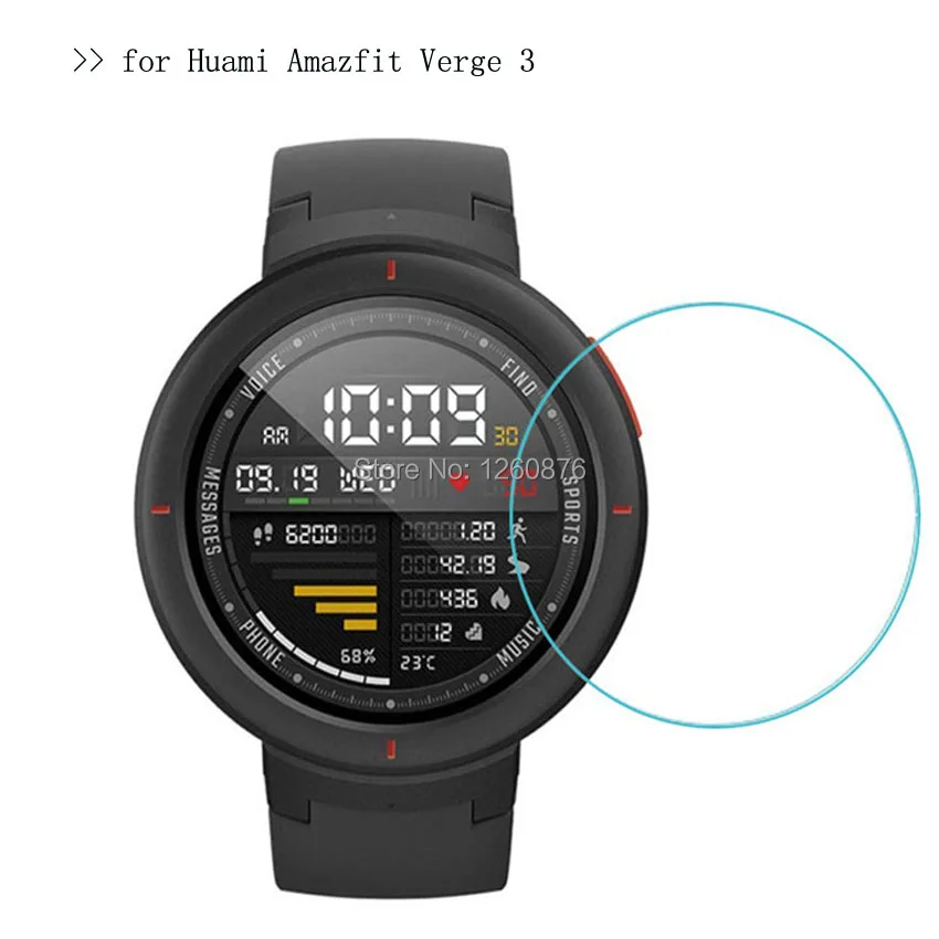 Закаленное стекло для Amazfit Verge 3 Премиум смарт-часов Защитная пленка для Xiaomi Huami Amazfit Verge 3