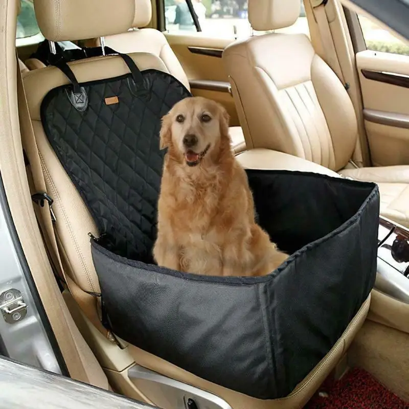 Автомобильная подушка на переднее сидение автомобиля с двойным использованием для кошек и щенков водонепроницаемая сумка для сиденья для собак корзина безопасная переноска для домашних животных