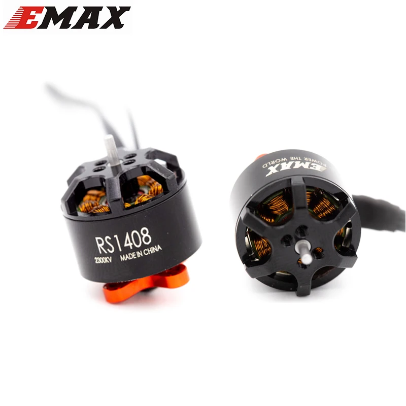 

2PCS/4PCS EMAX RS1408 2300KV 3600KV 5-6S Brushless Motor For Micro FPV Racing RC Drone Spare Part DIY Accessories