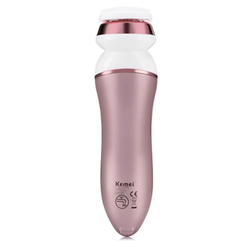 

Kemei Km-7204 5In1 Set Women Wash Facial Cleansing Brush Face Cleanser Waterproof Body Brush Female Electric Face Cleaning App