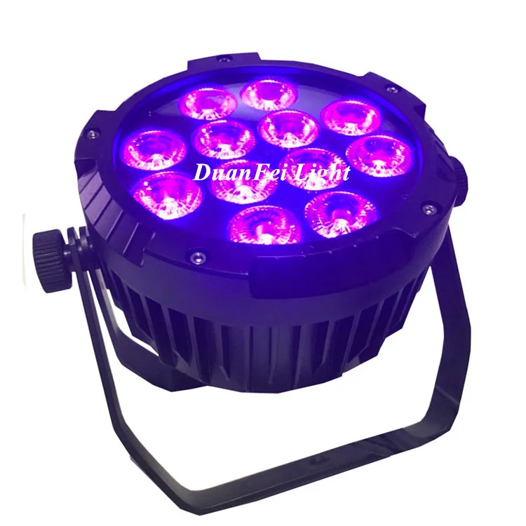 Светодиодные светильники 6 в 1 12 шт./лот 12x18 Вт RGBWA + UV | Лампы и освещение