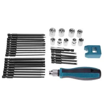 

36pcs Multifunction Alloy Steel Screwdriver Bits Kit Home Repair Hand Tool