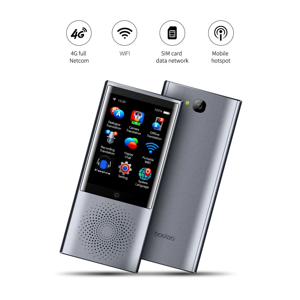 W1 Translator Smart Business Travel AI Translation Machine 4G Network