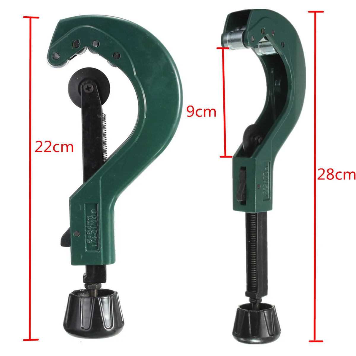 Billige 6 64mm Schwere Quick Release Aluminium Sanitär Kunststoff Rohr PipeCutter Grün Hand Schneiden Werkzeuge Gebaut In Rohr Reibahle