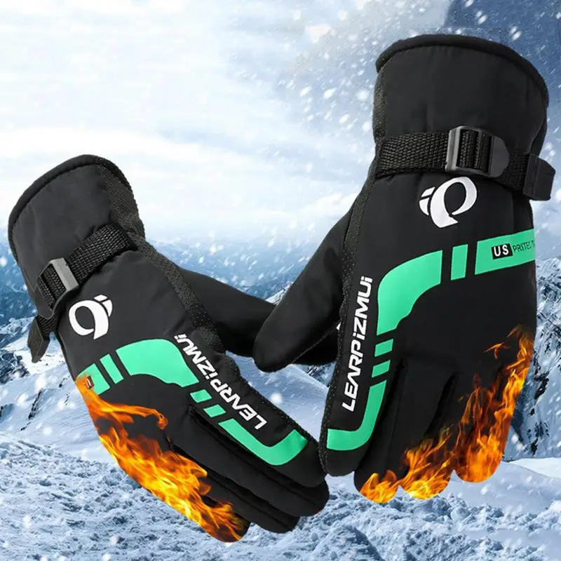 

2019 Thermal Gloves For Men Winter Outdoor Motorcycle Riding Equipment Windproof Thickening Ski Gloves 11.11