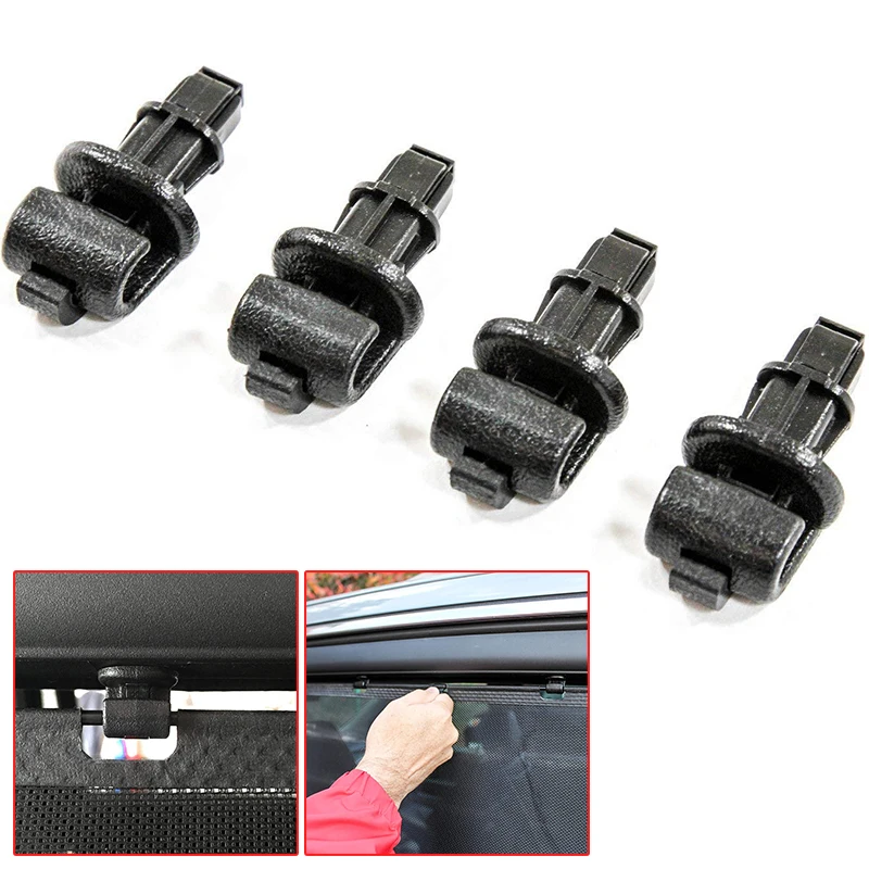 

4pcs Car Window Clips Hook For Honda Odyssey 2005-2010 For Sun Shade Curtain Cloth Cards Car-styling Accessories 83715SHJ-A21ZA