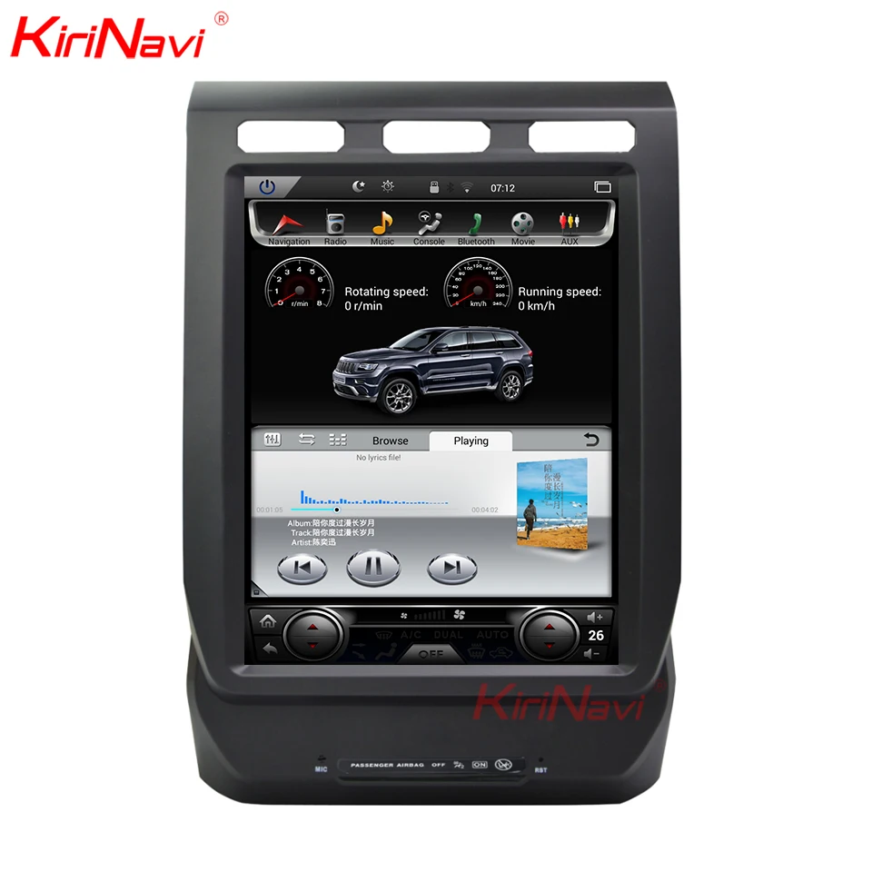 KiriNavi 12," Android 7,1 Автомагнитола для Ford F150 F250 F350 F450 автомобильный Dvd мультимедийный плеер Android gps навигация+ wifi