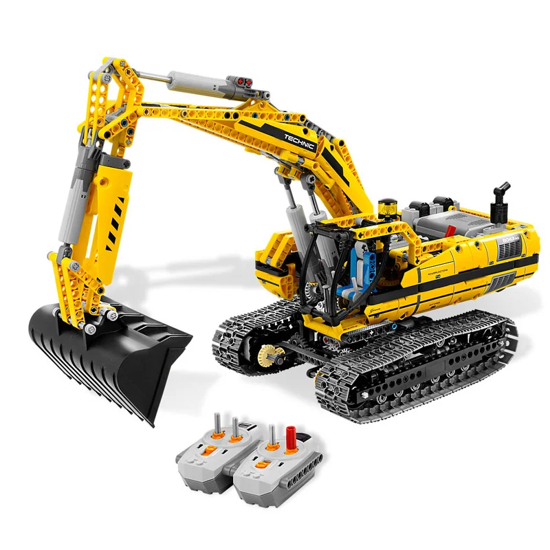 

Technic 1123pcs Motorized Excavator Motors Control Model Building Blocks Bricks Gifts Compatible Legoings 8043 20007