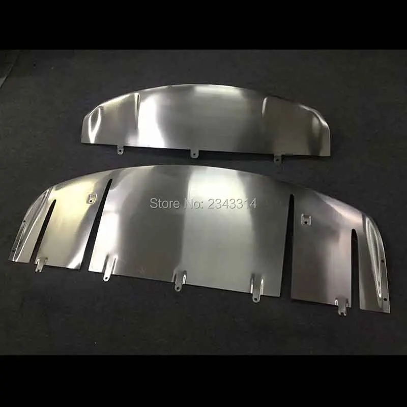 

For 2017 2018 2019 Tesla Model X Stainless Steel Protector Trim Front/Rear Trunk Pad Fender Sticker Cover Car Styling Accessory