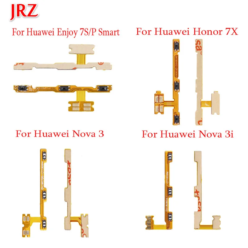 Умная Боковая кнопка JRZ для Huawei Honor 7X Enjoy 7/p гибкий кабель питания громкости FPC