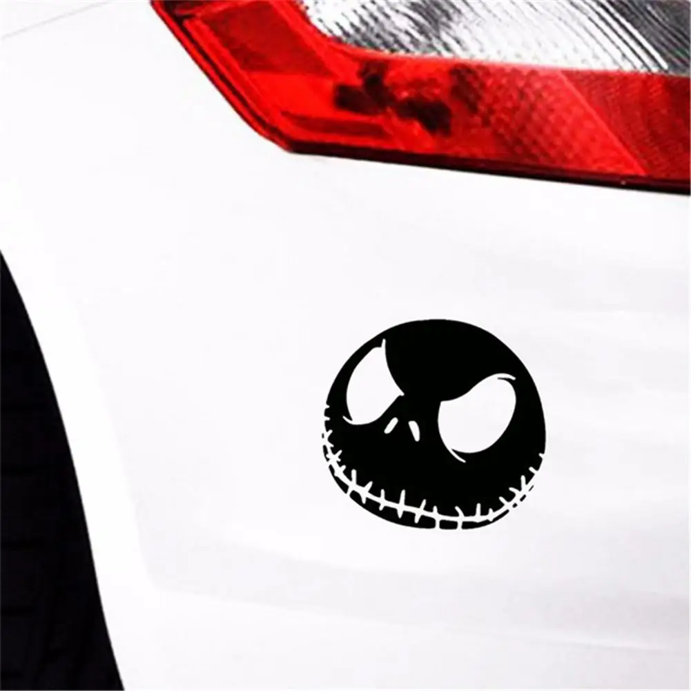

Hot Halloween Pumpkin Head Style Terrifying Car Decals & Stickers Reflective Car Stickers Garland Motorbike Accessories