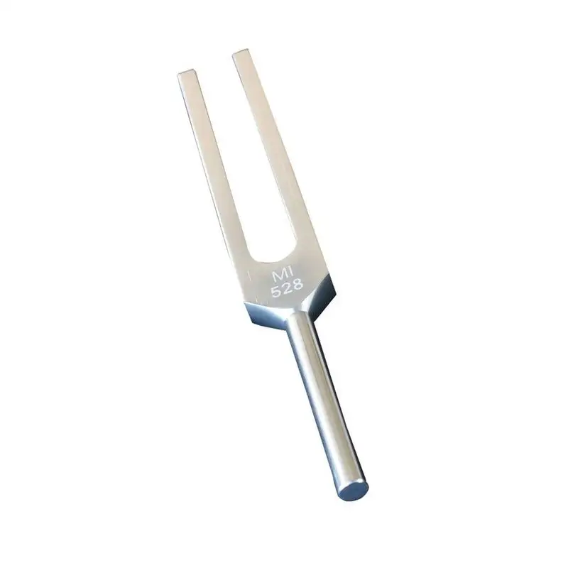 

528hz Tuner With Silicone Hammer And Cleaning Cloth Perfect Healing Musical Instrument Aluminum Alloy Tuning Fork