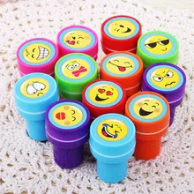 6 шт. самочернильные Мультяшные резиновые штампы Детские штампы на день рождения Рождественский подарок игрушки DIY скрапбук обучающая игрушка