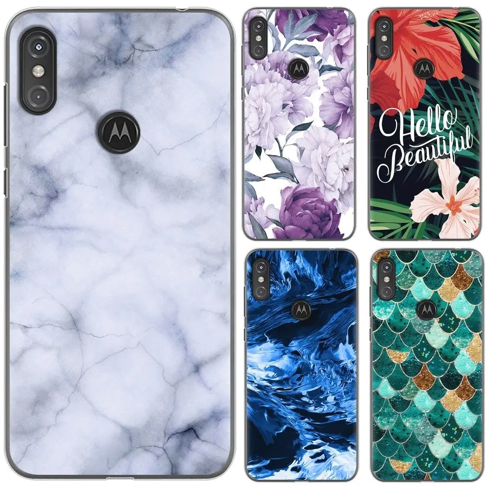 

Soft Phone Case For Moto One / Moto P30 Play Fashionable Design Art Painted TPU Soft Case Silicone Cover