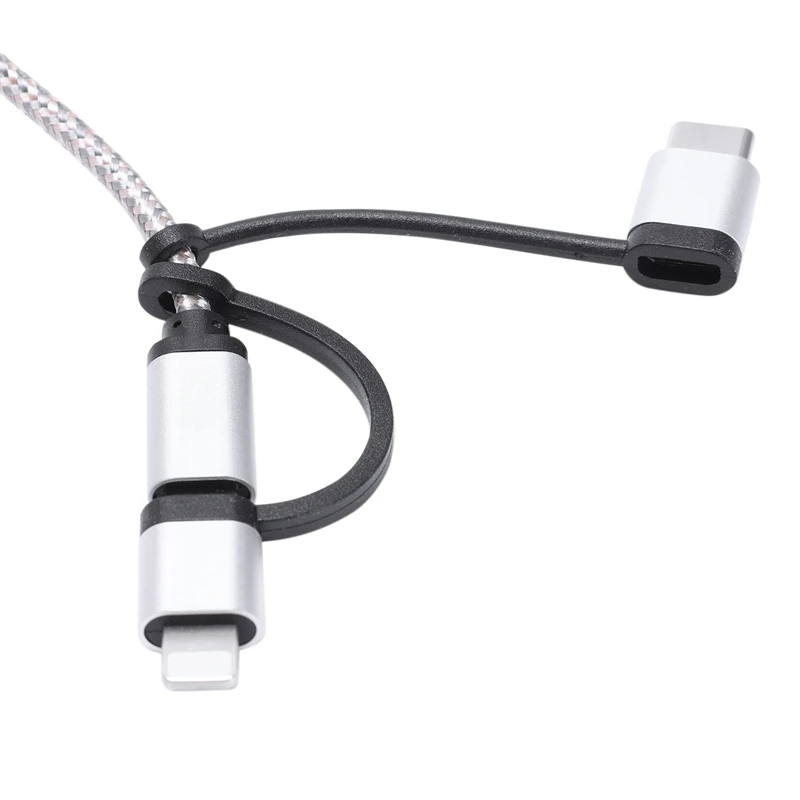 3 в 1 8 м Hdmi кабель Hdtv адаптер нейлоновый Плетеный av для Micro Usb/type C к 1080P Ios телефона