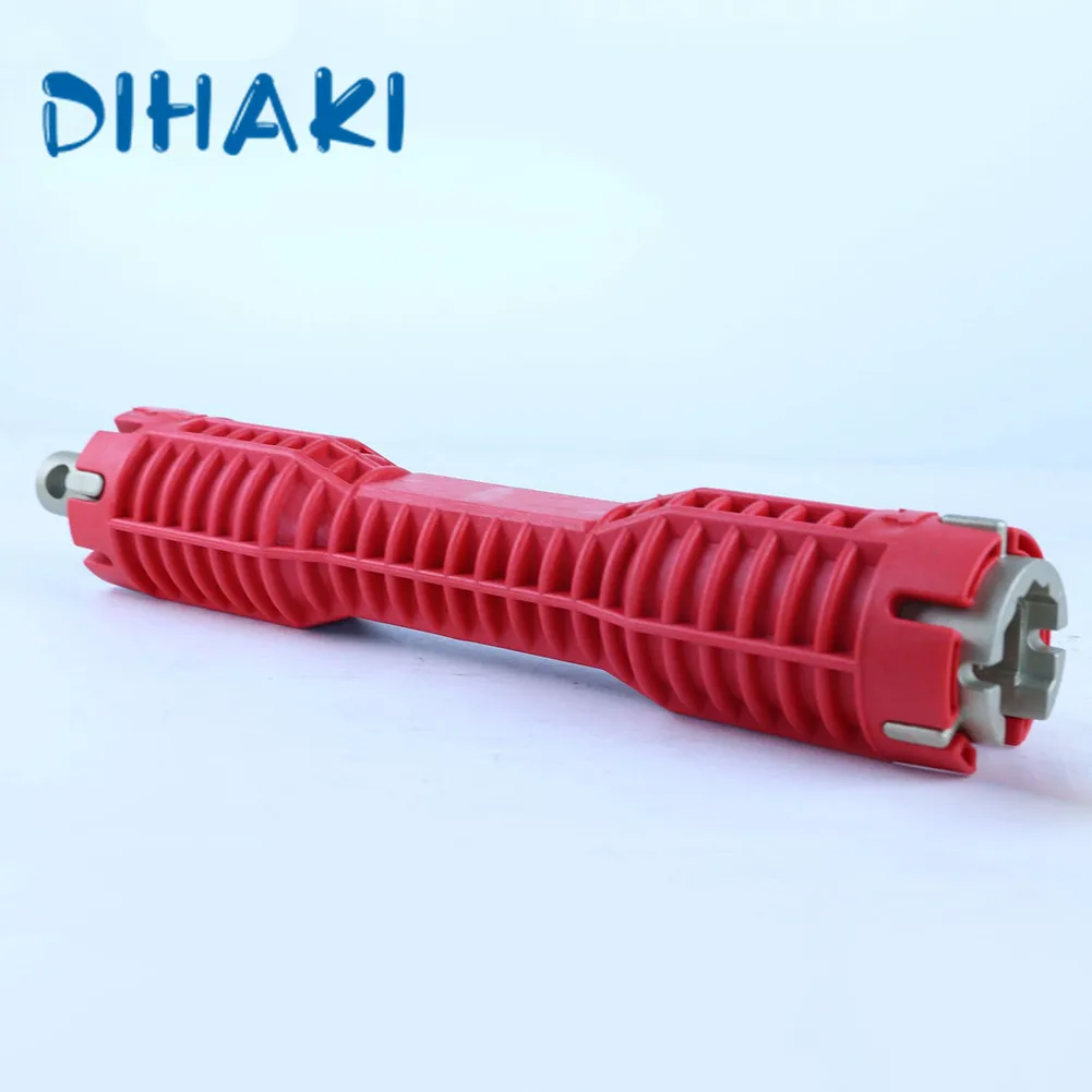 

Faucet And Sink Installer Wrench Anti-Slip Handle Double Head Wrench Tool Extra-long Design Multifunctional Repair Tool