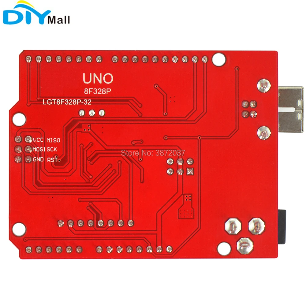 5 шт./лот LGT8F328P LQFP32 UNO макетная плата CH340G USB к серийному микроконтроллеру для Arduino R3