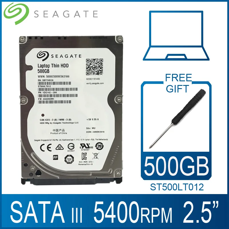 Seagate 500gb Laptop Hard Drive Disk 500 Gb 2.5" Internal Hdd Hd Harddisk Sata 6gb/s 16m Cache 7mm 5400rpm For Ps4 Notebook - Hard Disk Drive - AliExpress