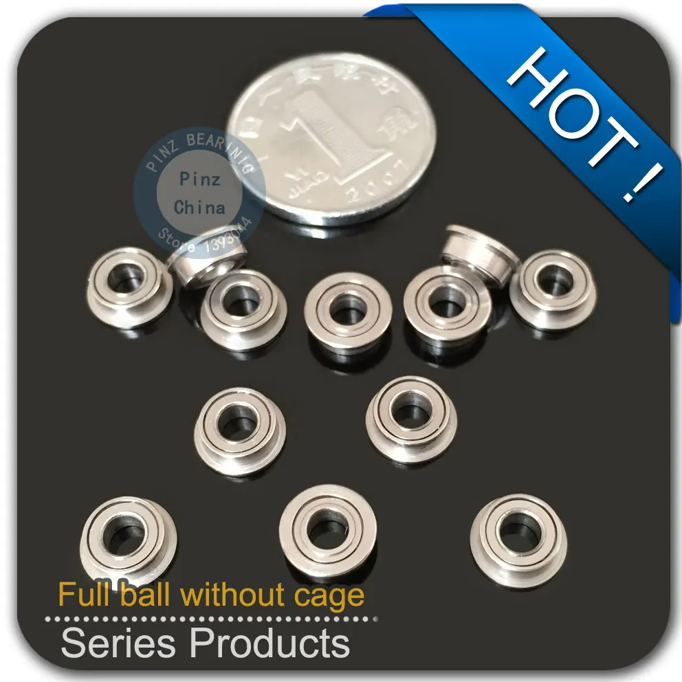 

10 шт., фланцевый подшипник MF74ZZ LF-740ZZ 4*7*2,5 мм