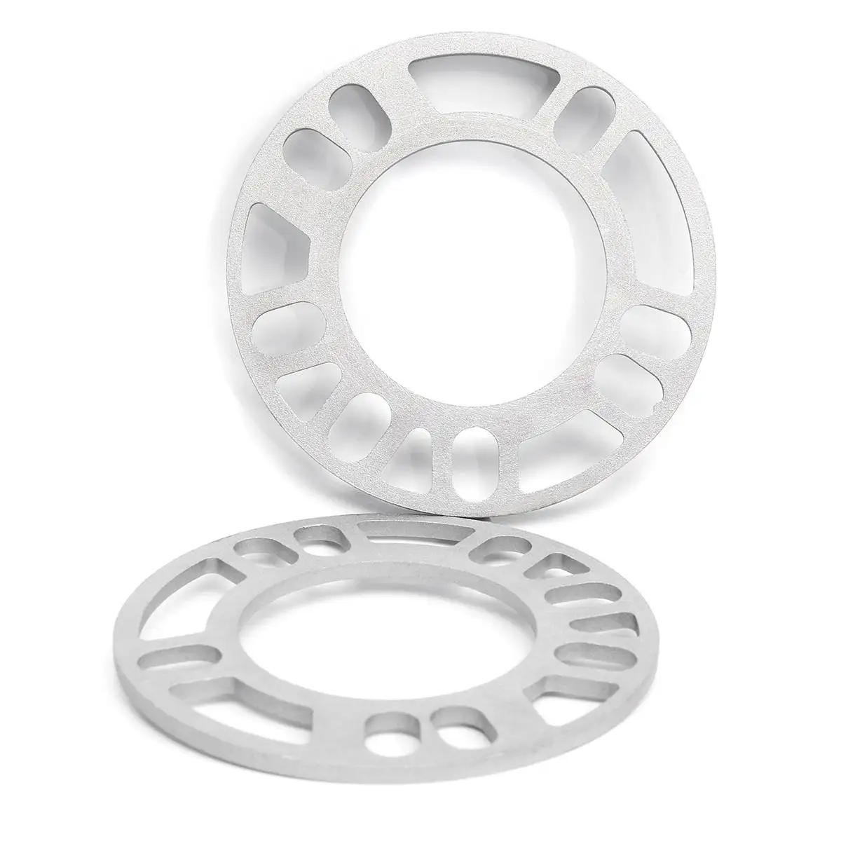 

2pcs 5mm Car Universal Alloy Wheel Tire Spacers Shims Set Kit For 4x100/ 4x108/ 4x114.3