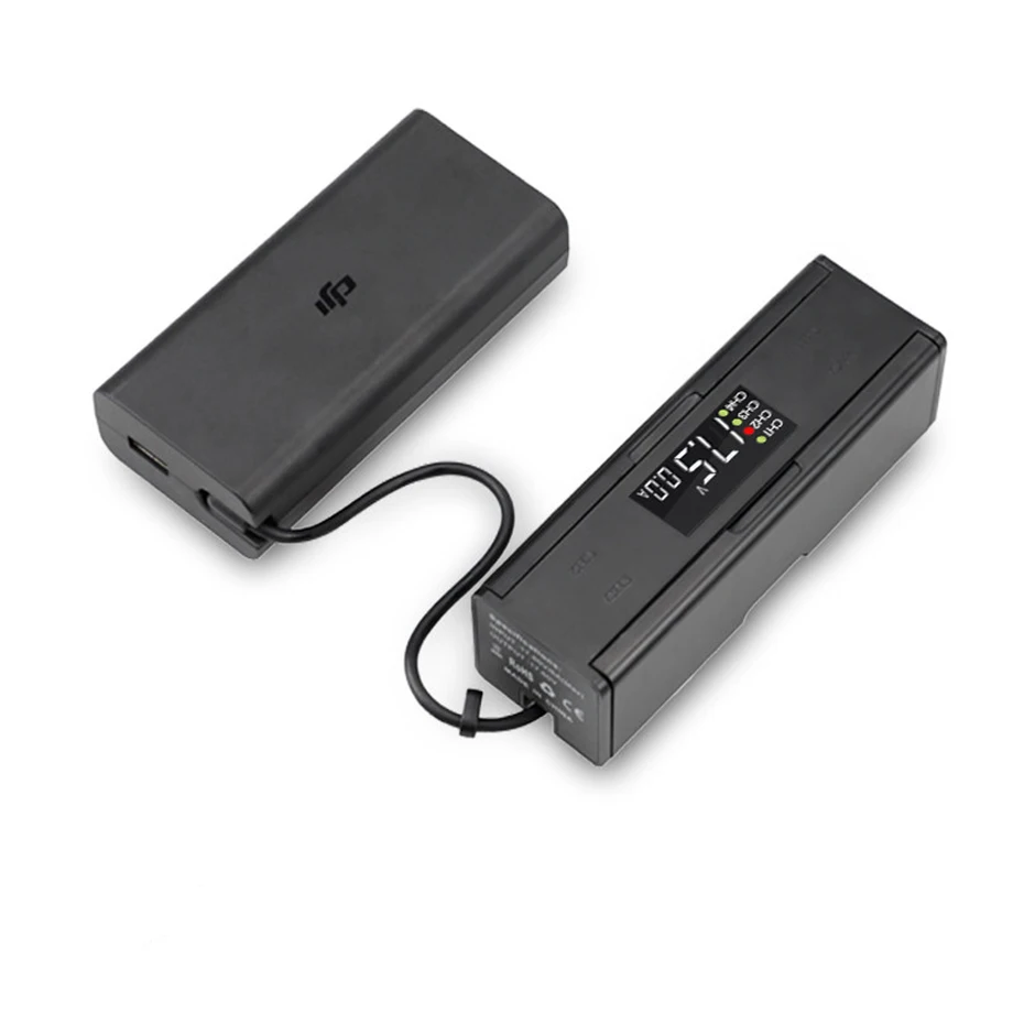 Kaufen FÜR DJI Mavic 2 Pro Zoom 4 in 1 Tragbare Drone Batterie Ladegerät Konverter Batterie Lade Hub Smart Ladegerät digit led bildschirm
