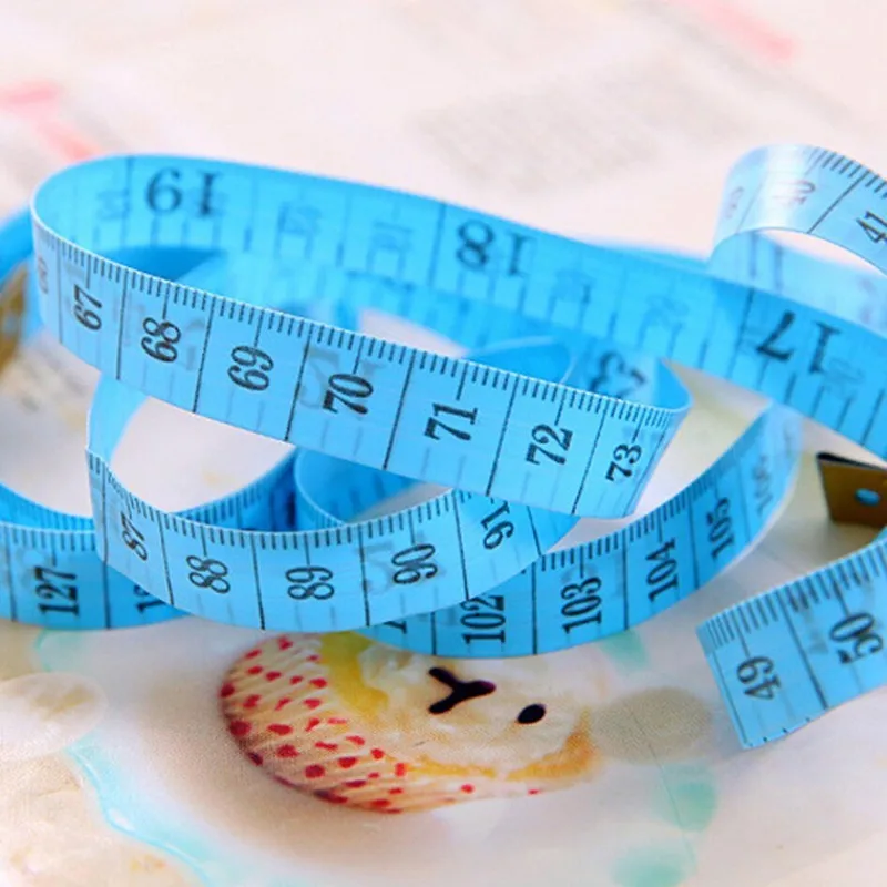 150cm 측정 눈금자 바느질 재단사 줄자 부드러운 바느질 눈금자 미터 바느질 측정 테이프 무작위 색상 바느질 액세서리