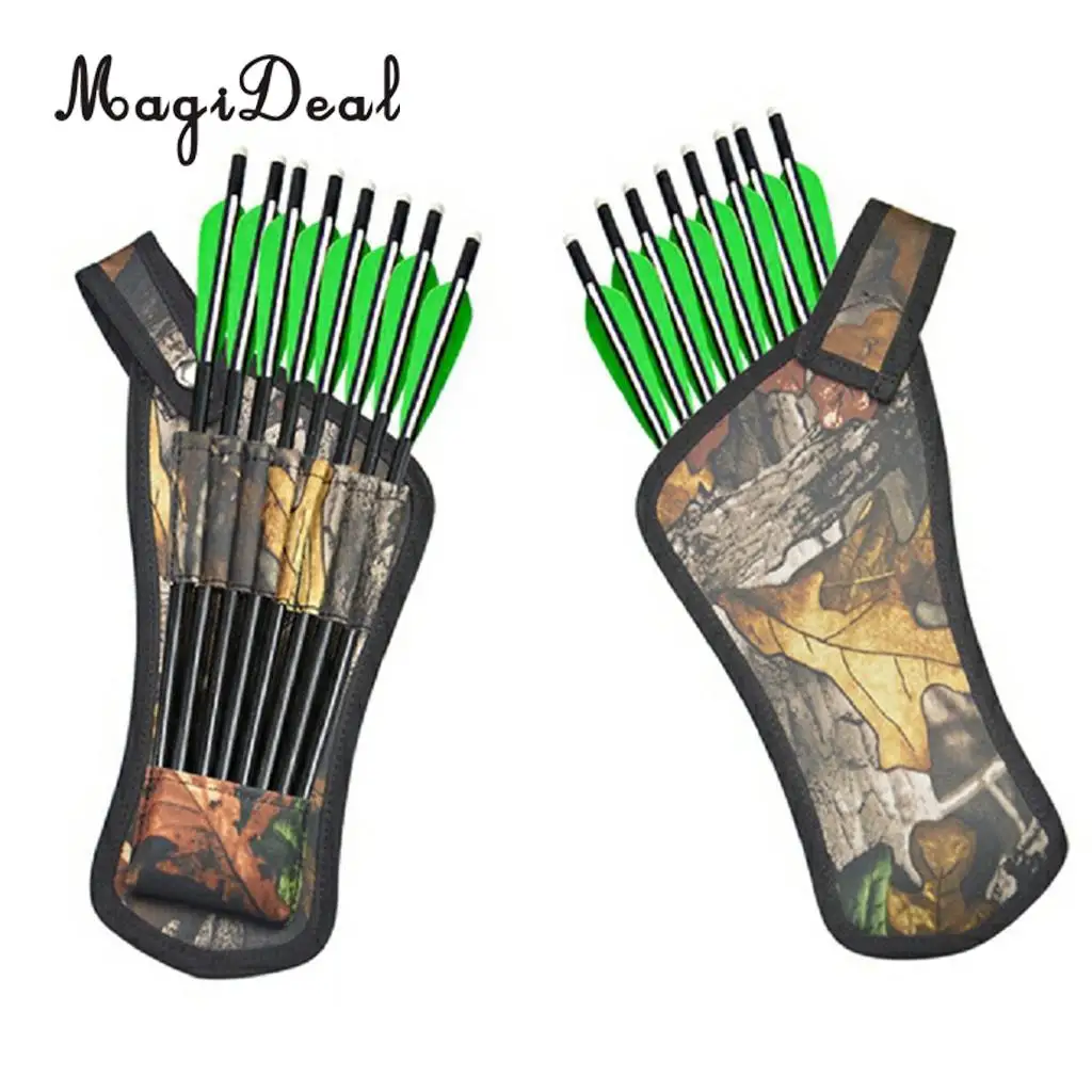 MagiDeal Arrow Quiver Bag 8 Holes Pouch Holder Waist Hip Belt Archery