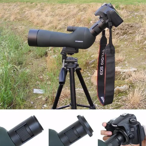 Anel para Canon Adaptador + M42 Novo Nikon Sony Olympus Pentax Slr Dslr Câmera Rosca Montagem Tubo Spotting Escopo Adaptador Monocular t