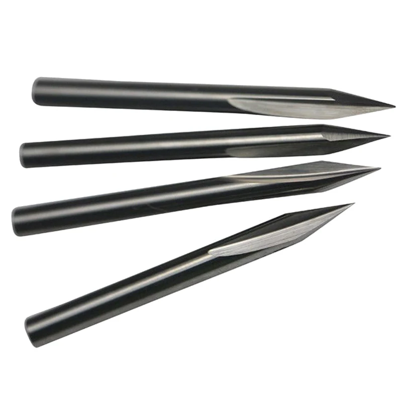 

5pcs/set Tungsten Carbide Milling Cutters Carbide Engraving CNC Bit Router Tool 3.175 30 Degree Tip End Mill